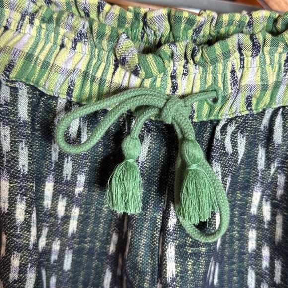 Aerie Jacquard High Waisted Shorts in Green Mission Size Small - Picture 8 of 9